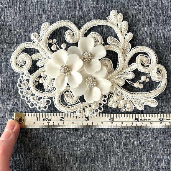 Bridal hair clip - Picture 4 of 5